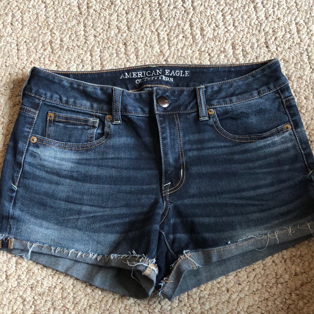 American Eagle super stretch jean shorts